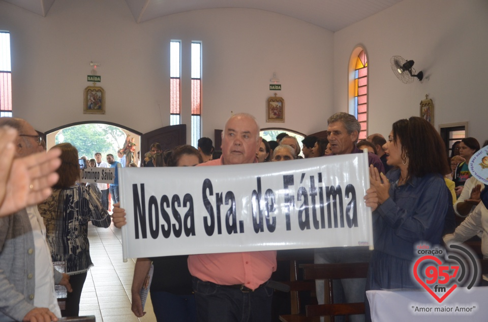 Missa da padroeira de Indápolis, Nossa Senhora Auxiliadora