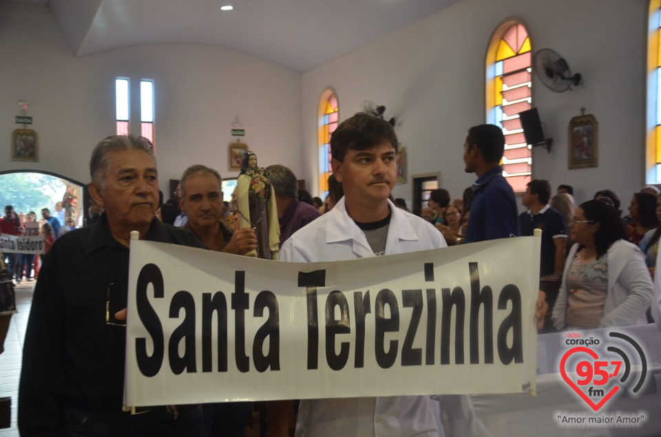 Missa da padroeira de Indápolis, Nossa Senhora Auxiliadora