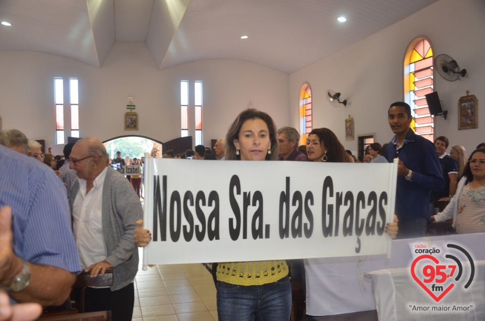 Missa da padroeira de Indápolis, Nossa Senhora Auxiliadora