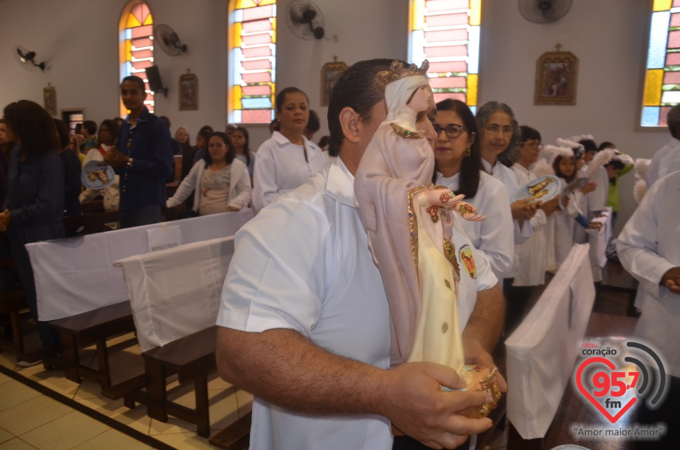 Missa da padroeira de Indápolis, Nossa Senhora Auxiliadora