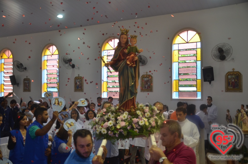 Missa da padroeira de Indápolis, Nossa Senhora Auxiliadora