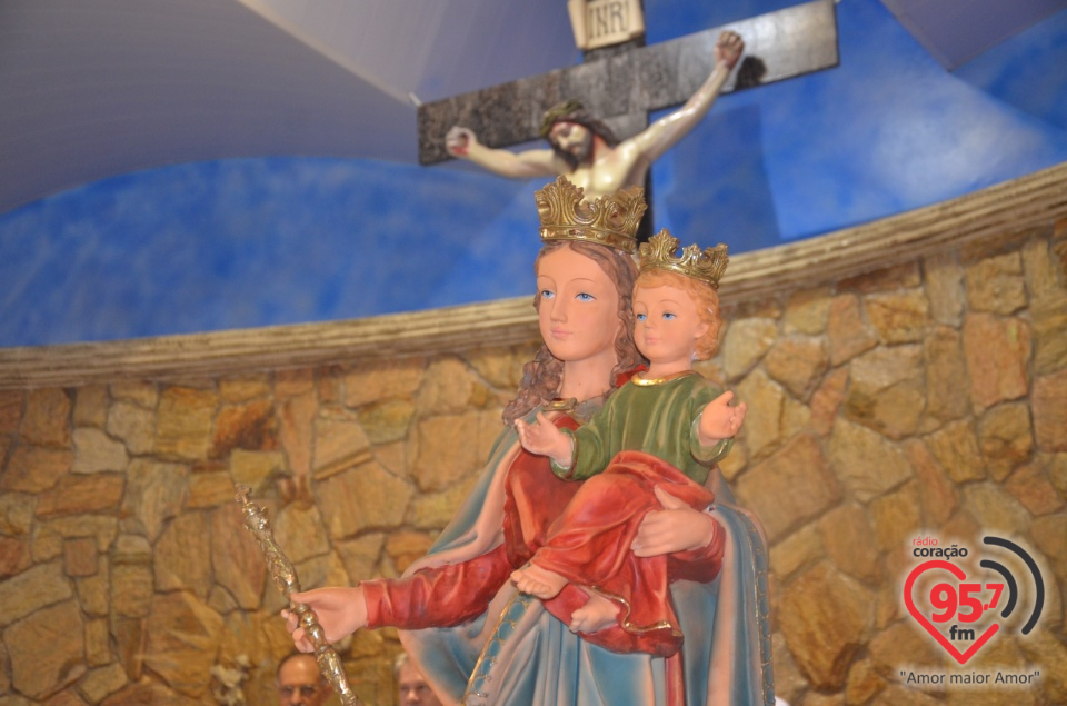 Missa da padroeira de Indápolis, Nossa Senhora Auxiliadora