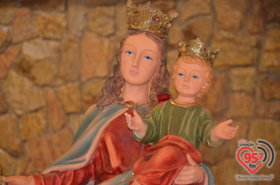 Missa da padroeira de Indápolis, Nossa Senhora Auxiliadora