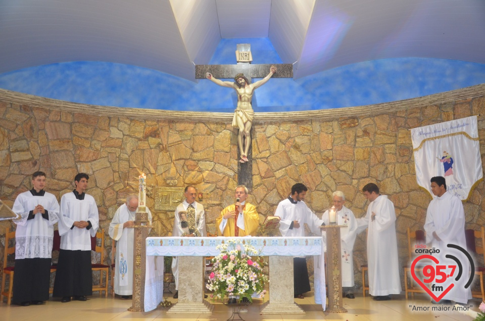 Missa da padroeira de Indápolis, Nossa Senhora Auxiliadora