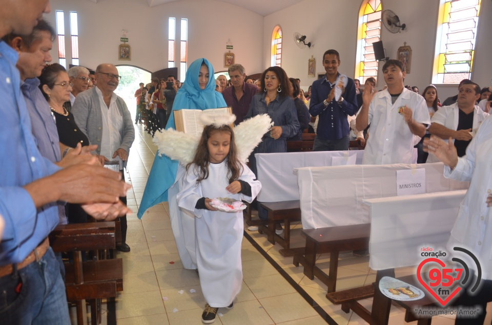 Missa da padroeira de Indápolis, Nossa Senhora Auxiliadora