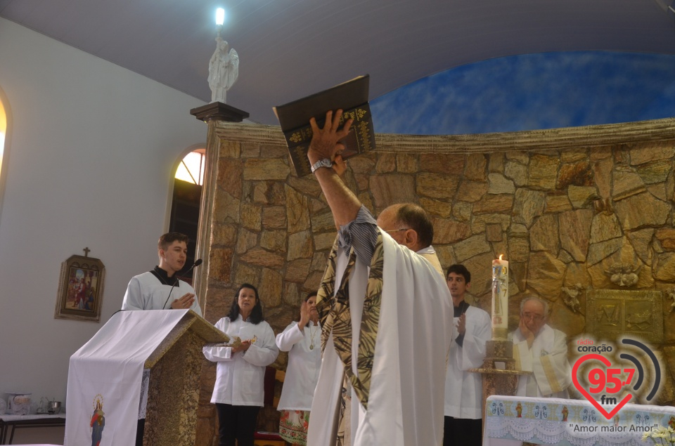 Missa da padroeira de Indápolis, Nossa Senhora Auxiliadora