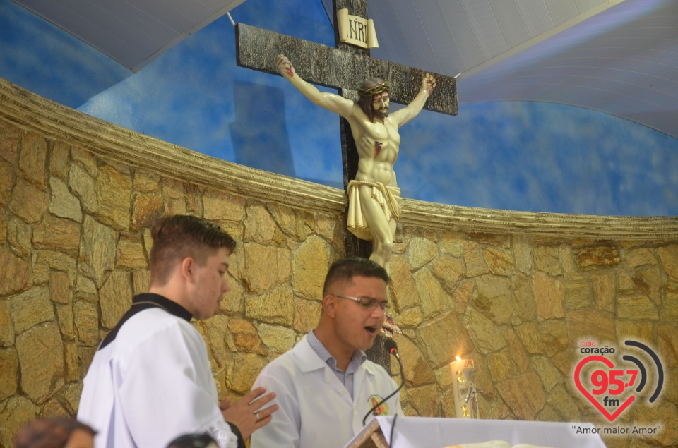 Missa da padroeira de Indápolis, Nossa Senhora Auxiliadora