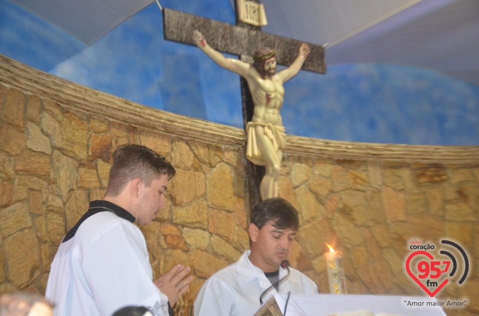 Missa da padroeira de Indápolis, Nossa Senhora Auxiliadora