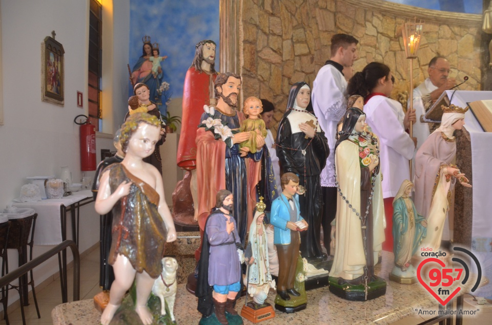 Missa da padroeira de Indápolis, Nossa Senhora Auxiliadora