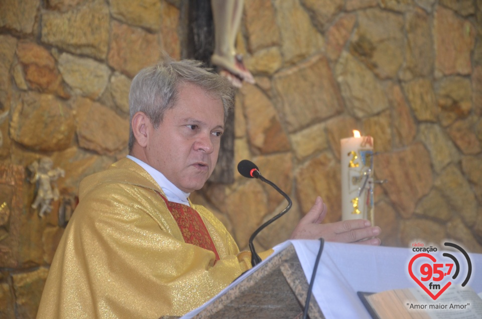 Missa da padroeira de Indápolis, Nossa Senhora Auxiliadora