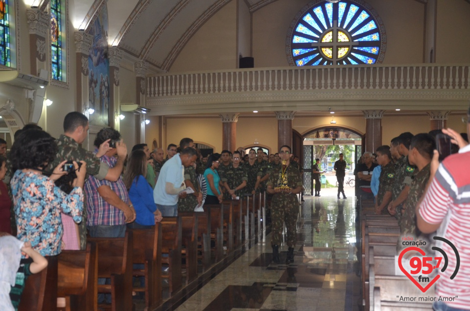 Celebração da missa da Páscoa Militar