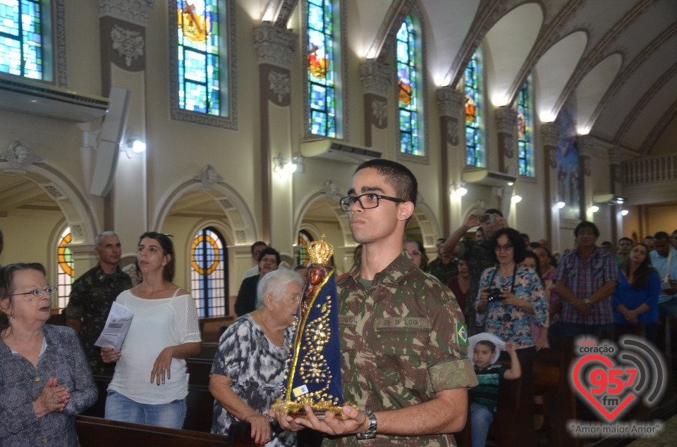 Celebração da missa da Páscoa Militar