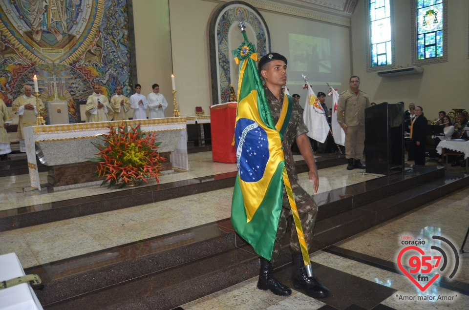 Celebração da missa da Páscoa Militar