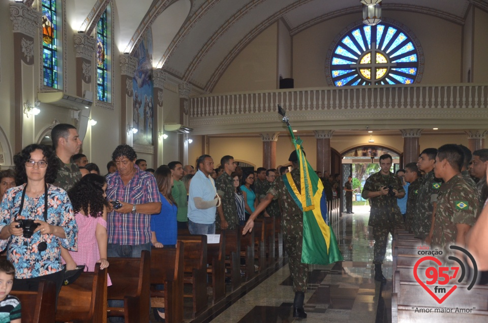 Celebração da missa da Páscoa Militar