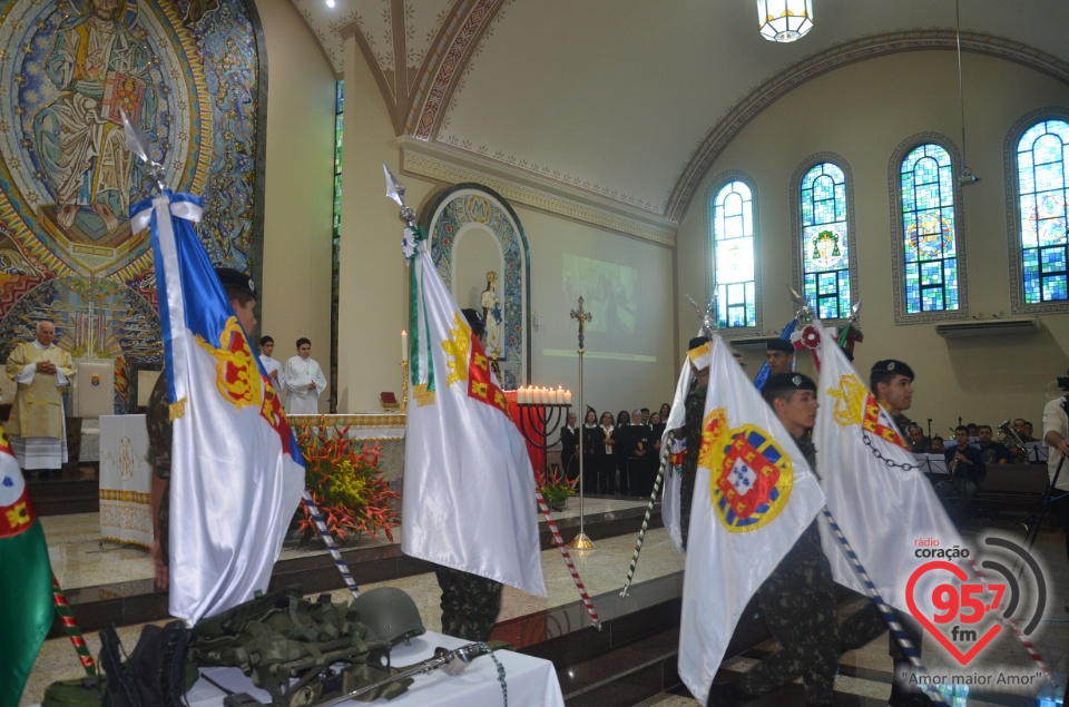 Celebração da missa da Páscoa Militar