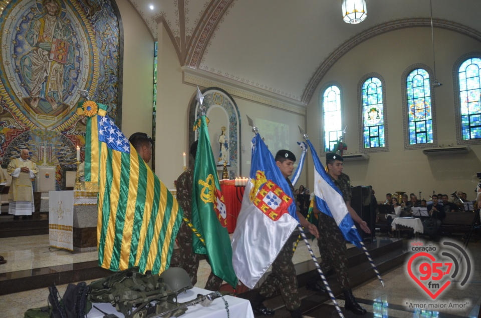 Celebração da missa da Páscoa Militar