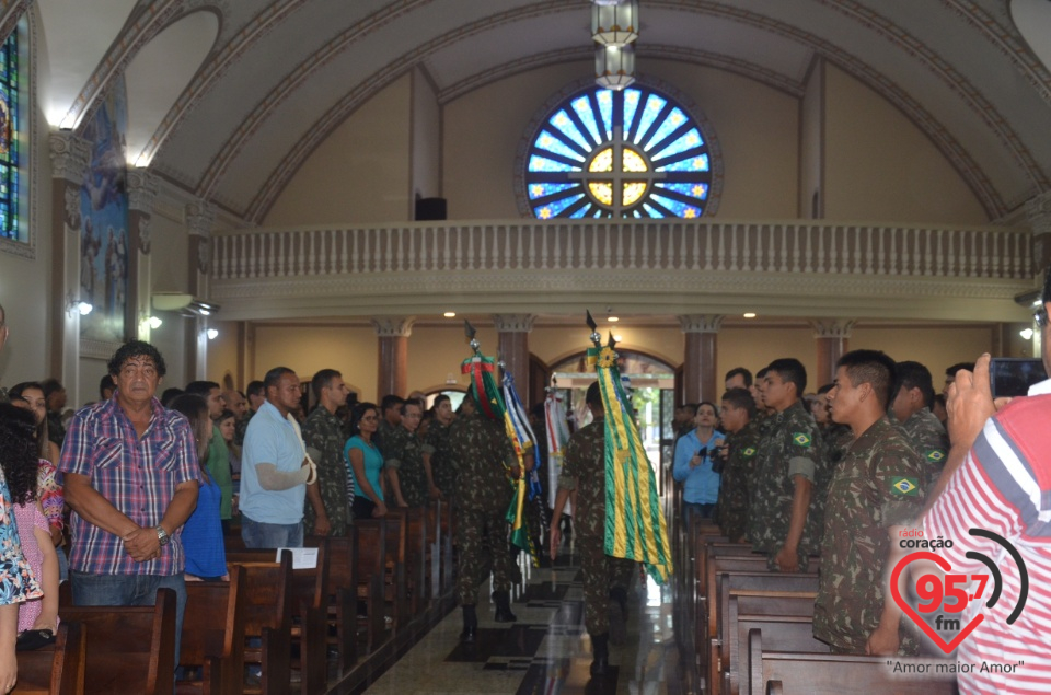 Celebração da missa da Páscoa Militar