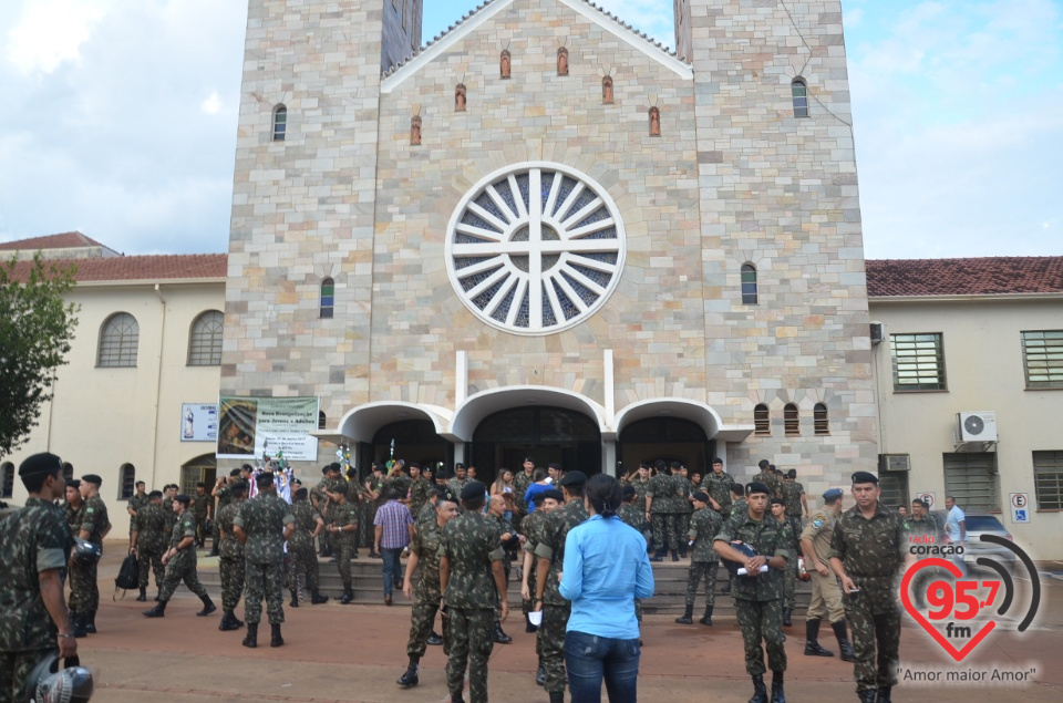 Celebração da missa da Páscoa Militar