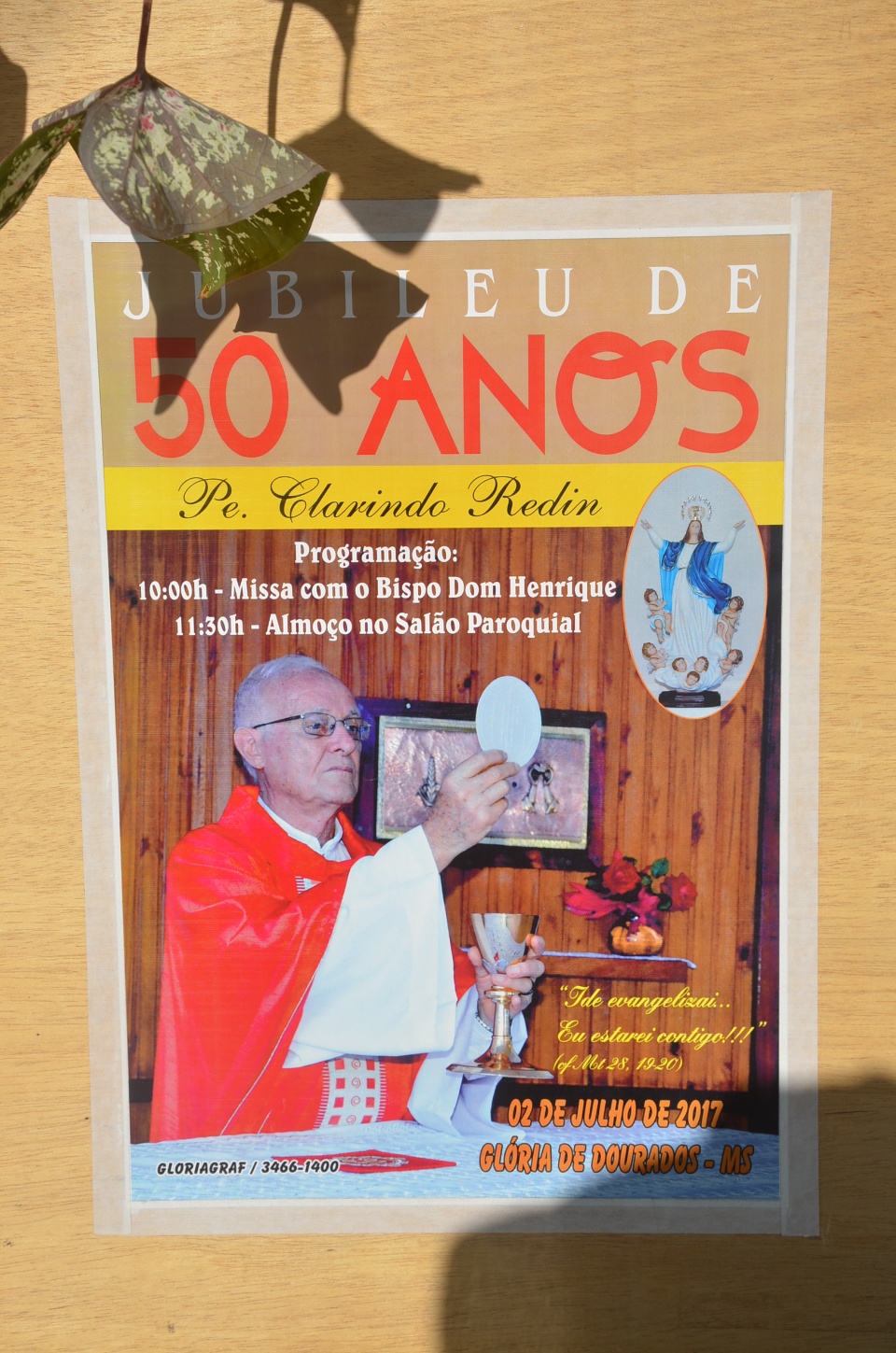Pe. Clarindo Redin - 50 anos de sacerdócio