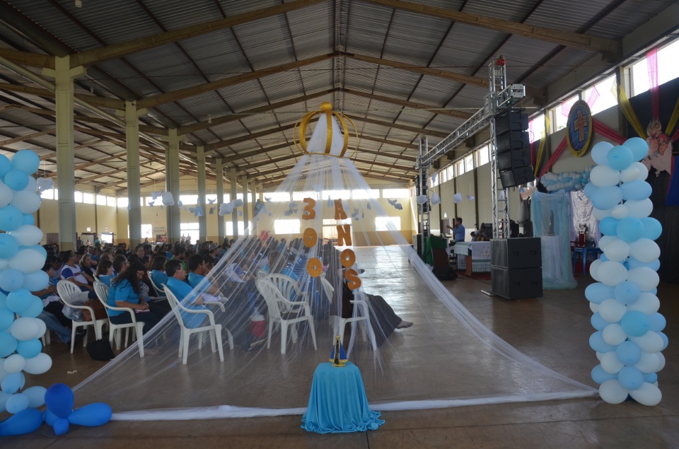 Peregrinação dos cursilhistas no Santuário N. Srª Aparecida