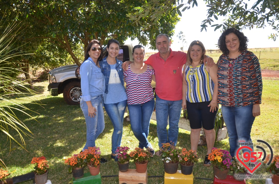 Família de contribuinte recebe funcionários da Rádio Coração para confraternização