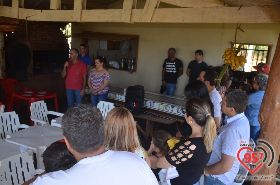 Família de contribuinte recebe funcionários da Rádio Coração para confraternização