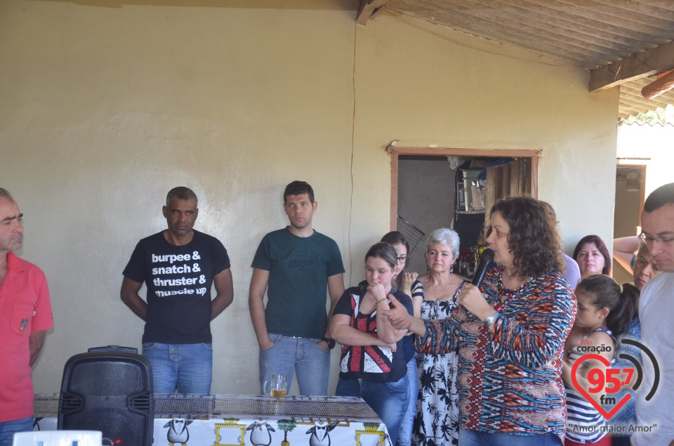 Família de contribuinte recebe funcionários da Rádio Coração para confraternização