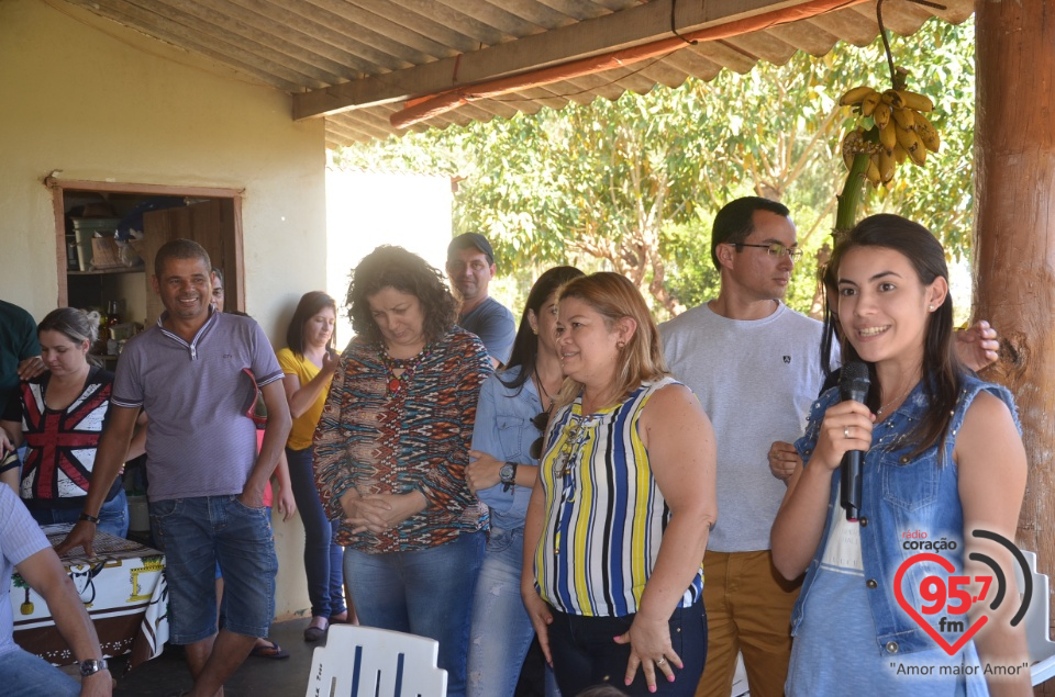 Família de contribuinte recebe funcionários da Rádio Coração para confraternização
