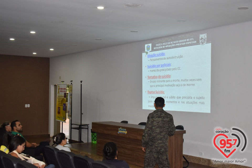 UNIGRAN realiza curso de 'Prevenção ao Suicídio' com militares do BOPE