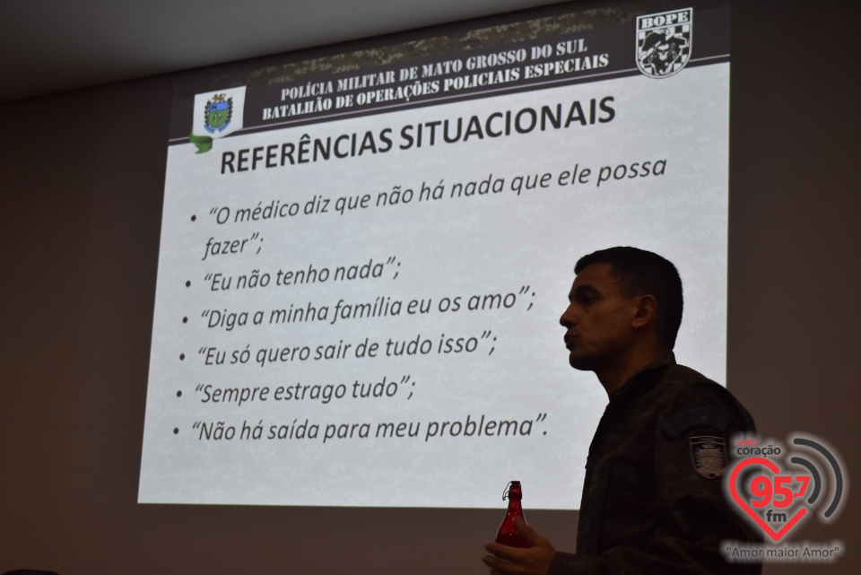 UNIGRAN realiza curso de 'Prevenção ao Suicídio' com militares do BOPE