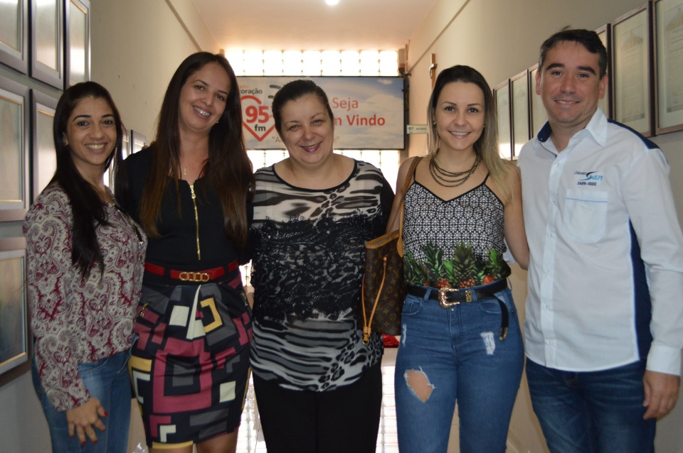 Empresários visitam Rádio Coração FM
