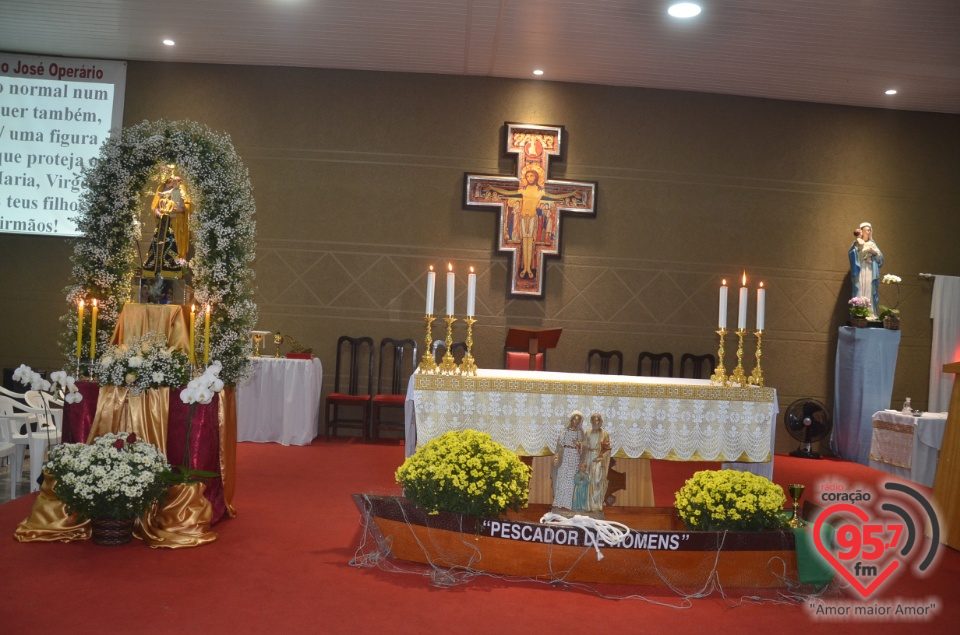 Imagem peregrina de N.Sra. Aparecida na Paróquia São José Operário