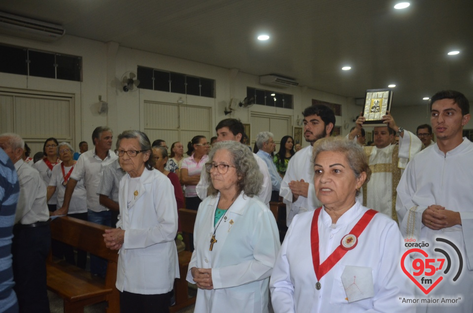 Imagem peregrina de N.Sra. Aparecida na Paróquia São José Operário