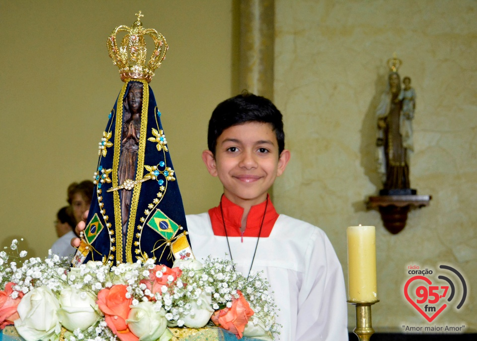 Paróquia Bom Jesus recebe imagem peregrina de Nossa Senhora Aparecida