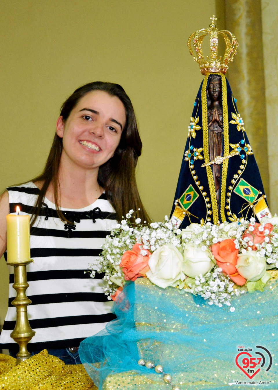 Paróquia Bom Jesus recebe imagem peregrina de Nossa Senhora Aparecida
