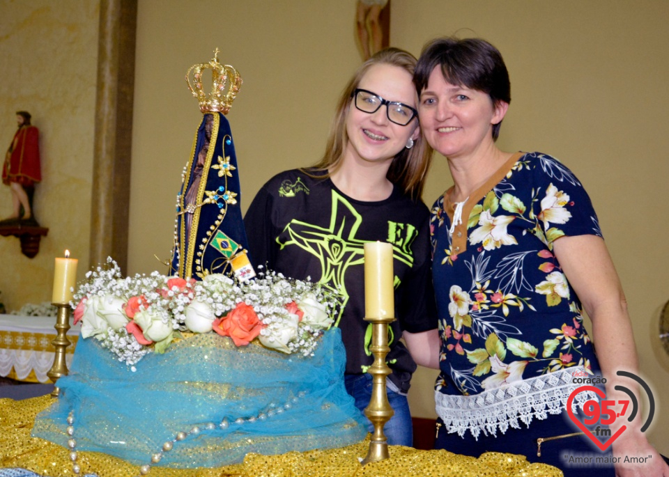 Paróquia Bom Jesus recebe imagem peregrina de Nossa Senhora Aparecida