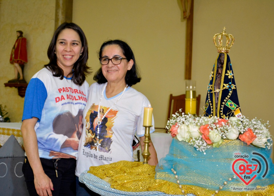 Paróquia Bom Jesus recebe imagem peregrina de Nossa Senhora Aparecida