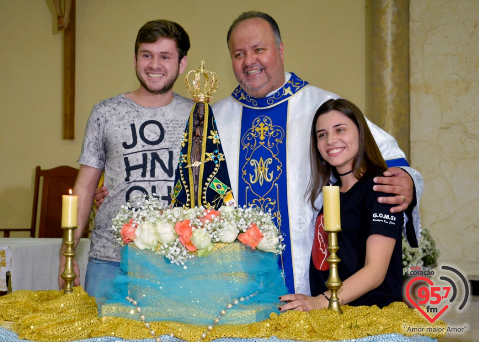 Paróquia Bom Jesus recebe imagem peregrina de Nossa Senhora Aparecida