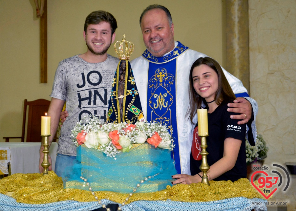 Paróquia Bom Jesus recebe imagem peregrina de Nossa Senhora Aparecida