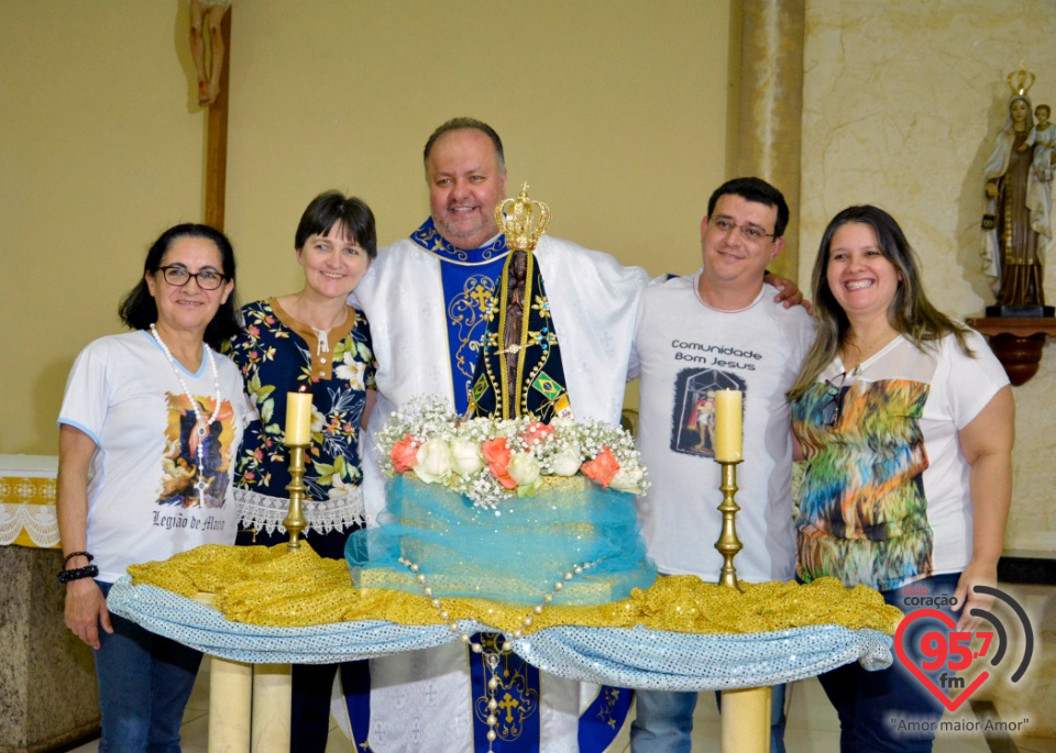 Paróquia Bom Jesus recebe imagem peregrina de Nossa Senhora Aparecida