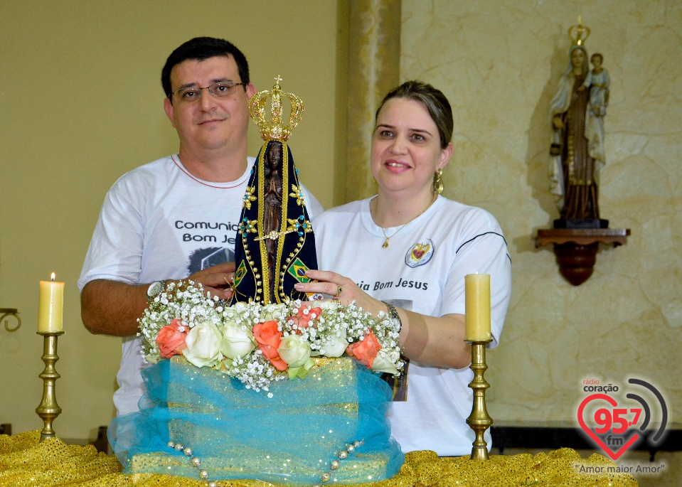 Paróquia Bom Jesus recebe imagem peregrina de Nossa Senhora Aparecida