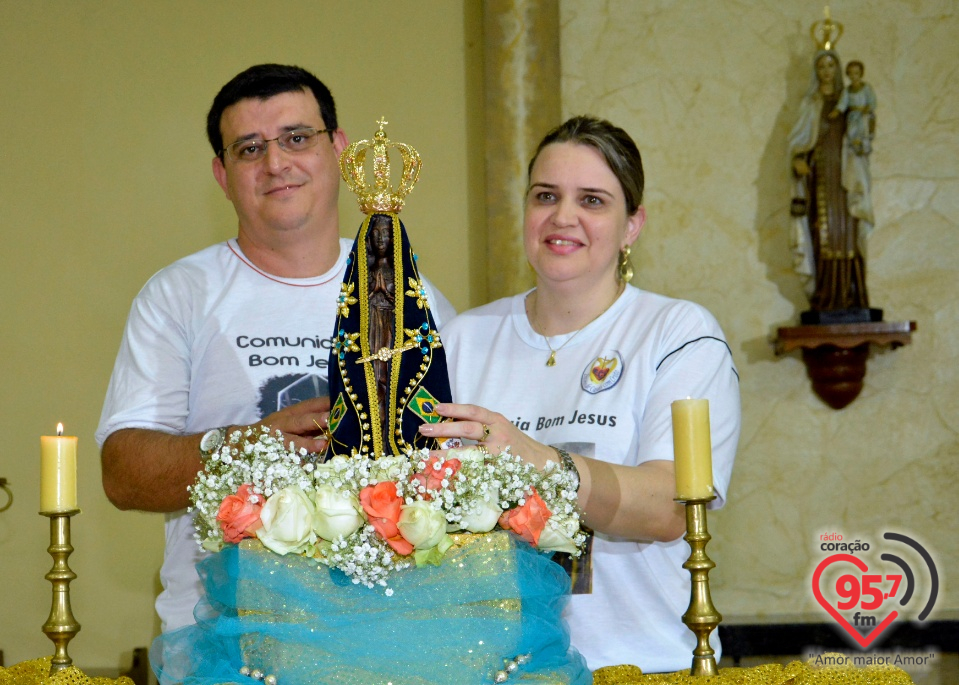 Paróquia Bom Jesus recebe imagem peregrina de Nossa Senhora Aparecida