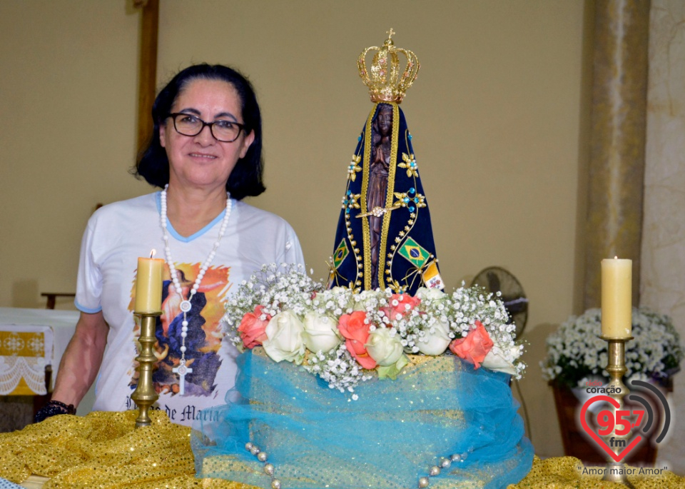 Paróquia Bom Jesus recebe imagem peregrina de Nossa Senhora Aparecida