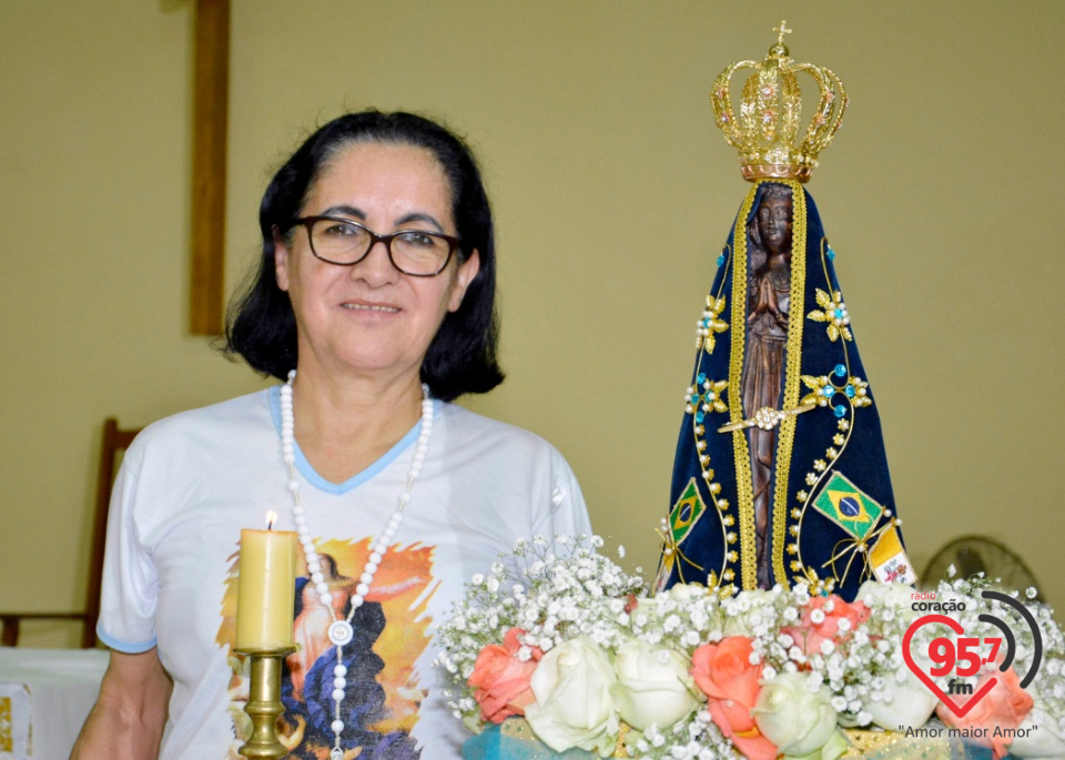 Paróquia Bom Jesus recebe imagem peregrina de Nossa Senhora Aparecida