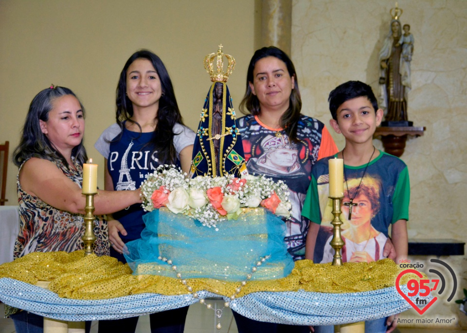 Paróquia Bom Jesus recebe imagem peregrina de Nossa Senhora Aparecida