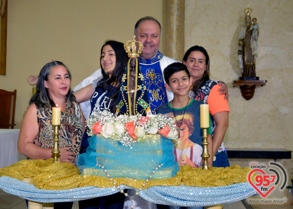Paróquia Bom Jesus recebe imagem peregrina de Nossa Senhora Aparecida
