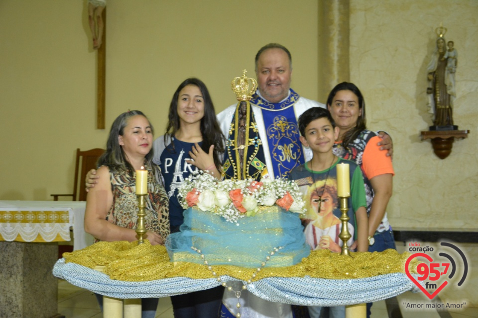 Paróquia Bom Jesus recebe imagem peregrina de Nossa Senhora Aparecida