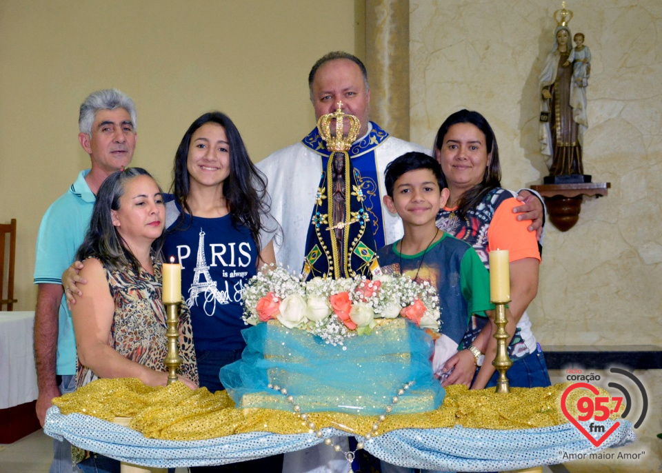 Paróquia Bom Jesus recebe imagem peregrina de Nossa Senhora Aparecida