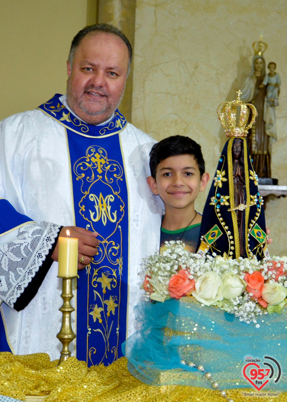 Paróquia Bom Jesus recebe imagem peregrina de Nossa Senhora Aparecida