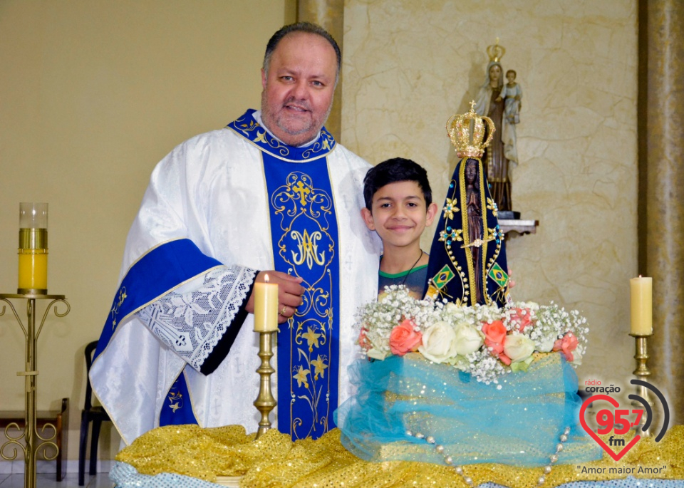 Paróquia Bom Jesus recebe imagem peregrina de Nossa Senhora Aparecida